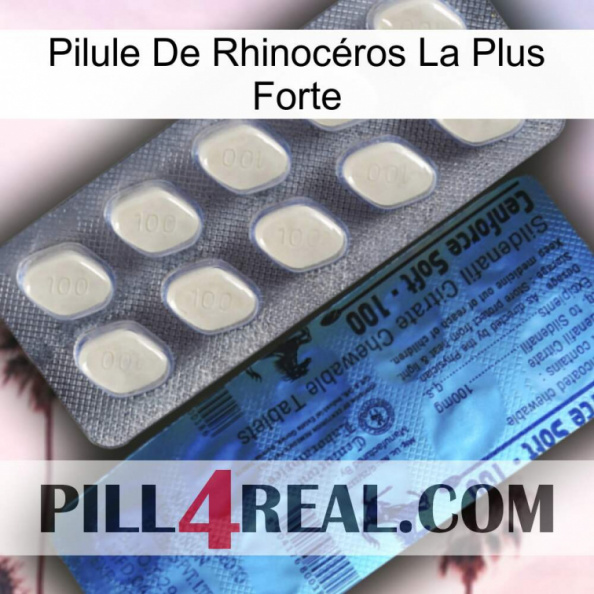 Pilule De Rhinocéros La Plus Forte 34